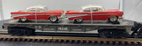 MTH Railking 30-7610 MTH w/57 Chevys RailKing Flat Car Scale O SCALE NEW