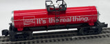 Lionel 6-29640 Coca-Cola Tank Car O SCALE Like New