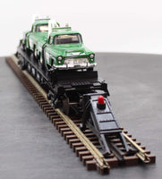 MTH Railking 30-7615 MTH Service Center Flat Car w/ Sinclair Tow Trucks O SCALE NEW