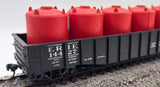 Athearn 1653 Erie gondola with cannisters HO SCALE Like New