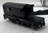MTH 20-98298, 20-98302 Pennsylvania PRR Crane Car and Crane Tender (Set of 2) O Scale Used Excellent