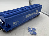 K-Line k6244-1411 Conrail Extruded Aluminum 4 bay hopper car O Scale Like New