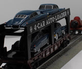 Lionel 6-29414 Evans Auto Loader CUSTOM W 47 CADILLACS BLUE O SCALE Like New
