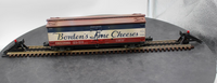 Atlas 6704-2 Borden's Fine Cheese 40' Woodside Refrigerator Car O Scale WEATHERED AS IS Used Excellent