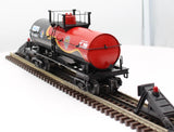MTH Railking 30-73521 Norfolk Southern Smoking Tank Car O SCALE (new trucks and pick ups) Like New
