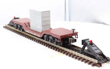MTH 30-8302 ILLINOIS CENTRAL Die-Cast Dep. Center Flat Car RailKing O Scale Used Excellent