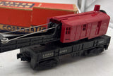 Lionel 6560-25 Postwar Red BUCYRUS ERIE Crane Car O Scale Used Excellent Damaged Box as is
