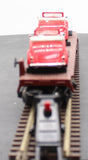 MTH Railking 30-76380 Pennsylvania RailKing Flat Car w/(2) '37 Ford V8 Convertibles O SCALE Used Excellent