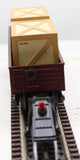MTH 30-4220A BNSF Gondola Car W/2 Crates O SCALE Like New