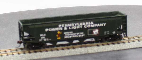 Walthers 931-1659 PENNSYLVANIA POWER & LIGHT Offset Quad Hopper Trainline #170 HO Scale NEW