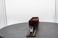 Weaver 707077 PA. Railroad 2 vBay ribbed coal car O SCALE Like New