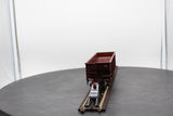 Weaver 707077 PA. Railroad 2 vBay ribbed coal car O SCALE Like New