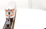 MTH 30-6103S-3 Santa Fe Streamlined Observation Car O SCALE Like New Damaged Box