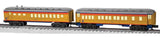Lionel 6-81768 Chessie System Coach/Diner Baby Madison Passenger Car 2-Pack O SCALE Like New