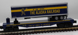 MTH Railking 30-76126 Alaska RailKing Flat Car w/40' Trailer O SCALE Like New