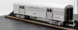 MTH RAIL KING Rugged Rail Series 30-4222A Santa Fe Silver Baggage Car O SCALE Used Excellent