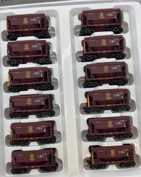 Walthers 932-4554 DULUTH MISSABE & IRON RANGE Ore Taconite 12 car set Mainline HO Scale Used Excellent missing couplers as is