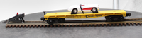 MTH Rugged Rails 33-7603 Chessie Flat Car - with 1957 Corvette  #81130 O SCALE Like New