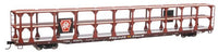 Walthers 910-8215 PENNSYLVANIA RAILROAD Flatcar Rack Trailer-Train Ready to Run brown #908124 HO Scale NEW
