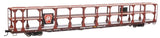 Walthers 910-8215 PENNSYLVANIA RAILROAD Flatcar Rack Trailer-Train Ready to Run brown #908124 HO Scale NEW