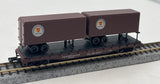 Atlas 3751 Pennsylvania PRR Piggyback Flatcar, N scale Like New