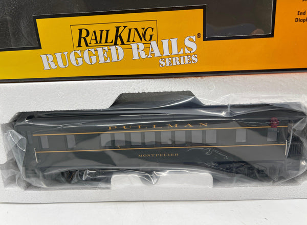 MTH Rugged Rails 33-6238d Pennsylvania PRR Pullman O-27 Madison Passenger Observation Car Montpelier  O SCALE NEW