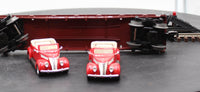 MTH Railking 30-76380 Pennsylvania RailKing Flat Car w/(2) '37 Ford V8 Convertibles O SCALE Used Excellent