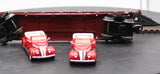MTH Railking 30-76380 Pennsylvania RailKing Flat Car w/(2) '37 Ford V8 Convertibles O SCALE Used Excellent
