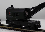 MTH 30-7911 NORTHERN PACIFIC Crane Car RailKing O Scale Like New