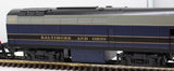 Williams SN-200B B&O B-Unit Non-Powered Cab #852 O Scale Used Damaged Box