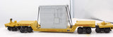 MTH Premier 20-98106 Union Pacific 75' Depressed Flat Car w/transformer O SCALE Like New