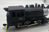 Mantua 393107 CANADIAN PACIFIC CP Steam Locomotive Mainline #55 HO Scale Used Excellent as is limited