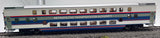 Bachmann 13246 METROPOLITAN TRANSPORTATION AUTHORITY Double-Deck Commuter Car HO Scale Like New