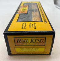 MTH Rail King RK-7109L Chicago Northwestern Stock Car O SCALE Like New