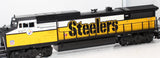 MTH Railking 30-2706-3 Pittsburgh Steelers Dash-8 Diesel Engine Non-Powered O SCALE Like New