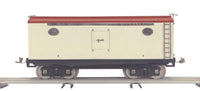 MTH Tinplate 10-2048 200 Series Std. Gauge Reefer Car - Ivory & Red STANDARD GAUGE Like New
