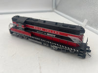 Life-Like 1266 Rock Island Route of the Rockets Red/ Black/ White Diesel Locomotive HO SCALE Like New wrong Box