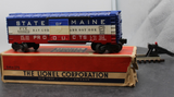 Lionel Postwar 6464-275 State of Maine Boxcar O SCALE Used Excellent Damaged Box