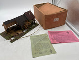 Faller 229 German Sawmill Water Wheel House Vintage West Germany HO SCALE Used Excellent Damaged Box