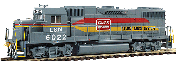 Walthers Lifelike 920-75005 LOUISVILLE & NASHVILLE L&N EMD GP38-2 Gray/Yellow/Red 6043 N Scale Like New