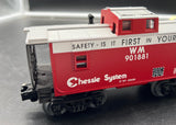 Lionel 6-26551 WM Chessie System Square Window Caboose O SCALE Like New