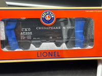 Lionel 6-17083 CHESAPEAKE & OHIO OFFSET HOPPER #47386 O SCALE NEW