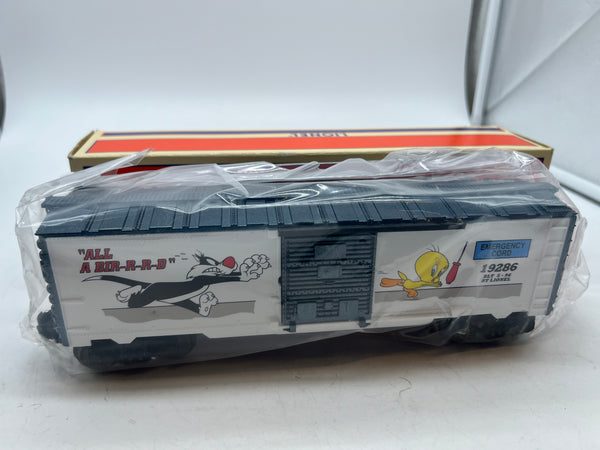Lionel 6-19286 Warner Bros Sylvester & Tweety All Abirrrd Boxcar O SCALE NEW