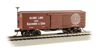 Bachmann 72311 BALTIMORE OHIO B&O OLD TIME BOXCAR GLOBE LINE HO SCALE NEW