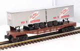 Lionel 6-16926 Frisco Flat Car With Trailers O SCALE Like New