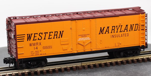Atlas 0538-2 WESTERN MARYLAND 40' Plug Door Box Car Trainman O Scale NEW