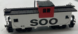 Athearn 63Soo Soo line caboose white red black HO Scale Used Excellent
