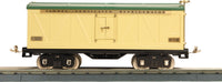 MTH Tinplate 11-30017 Lionel Corporation Tinplate No. 514R Std. Gauge Refrigerator Car - Ivory/Peacock with Brass Trim Std. Gauge.  NEW