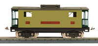 MTH Tinplate 11-30239 Lionel Corporation Tinplate No. 217 Std. Gauge Illuminated Caboose Light Olive Green & Dk. Olive Green Std. Gauge. NEW