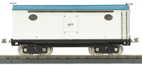 MTH Tinplate 11-30240 Lionel Corporation Tinplate No. 214R  Refrigerator Car White & Blue Std. Gauge.  NEW
